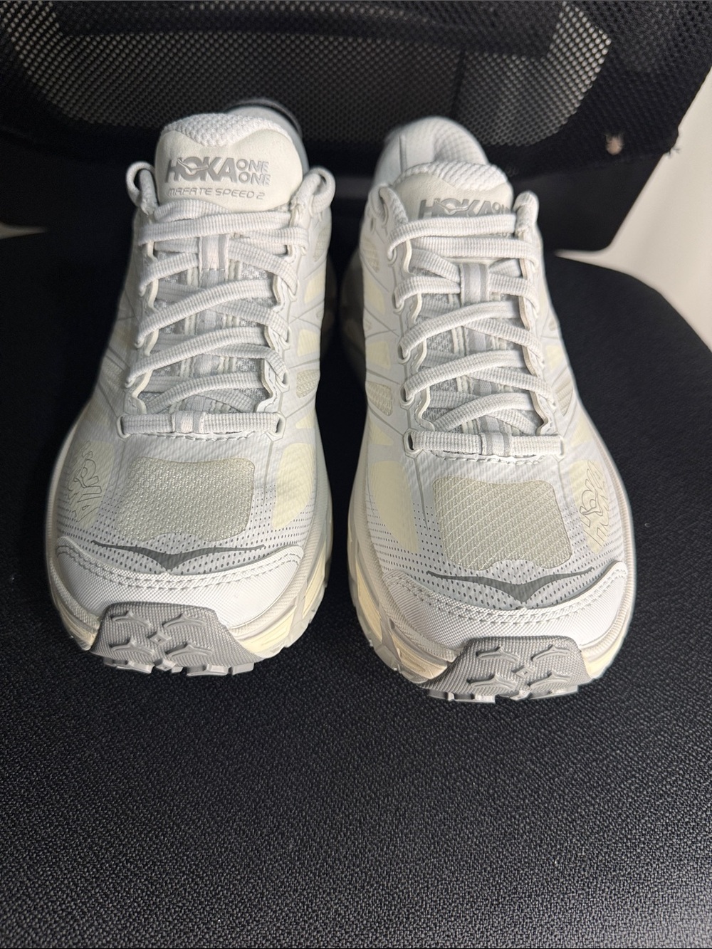 New! Hoka Mafate Speed 2 Alabaster/Cosmic Grey size 7 - Picture 3 of 7